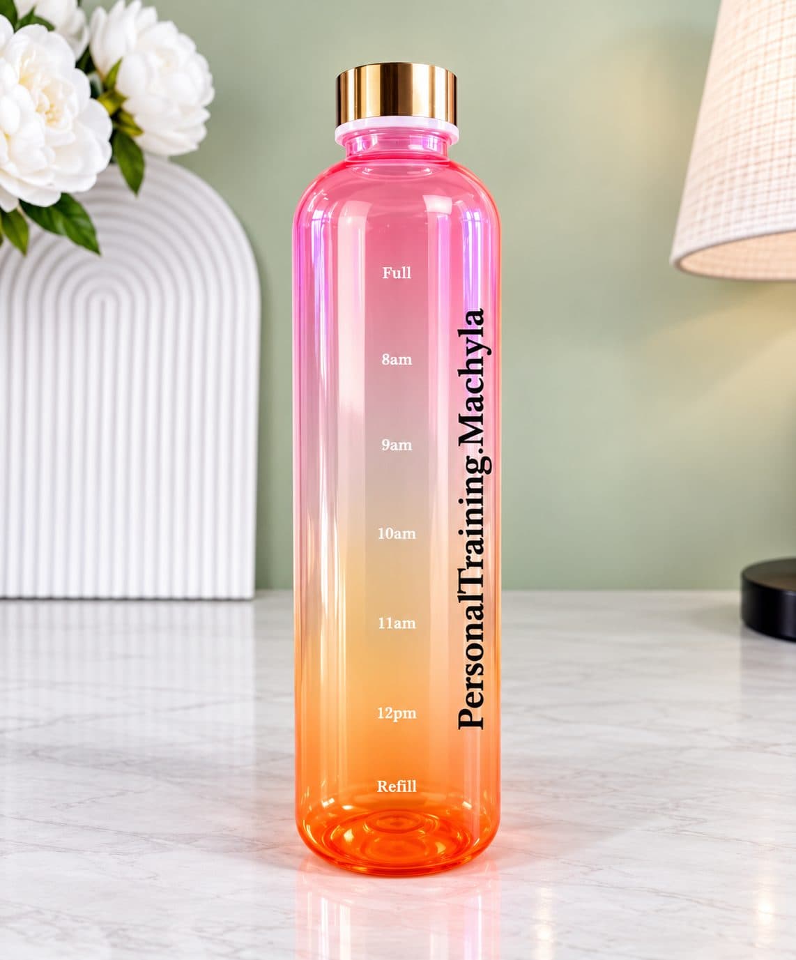 Water Bottle 1L (Pink/Orange) — photo 2 of 2