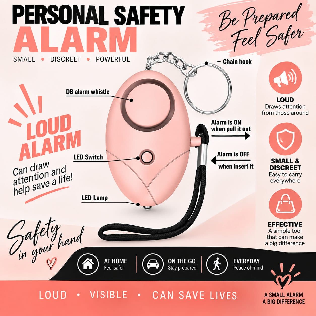 Safety Alarm Coral