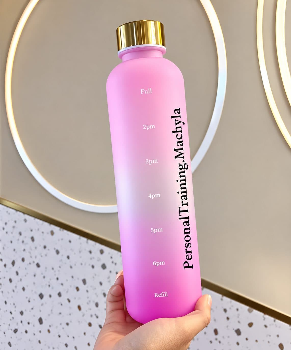 Water Bottle 1L (Pink/light Purple) — photo 2 of 2